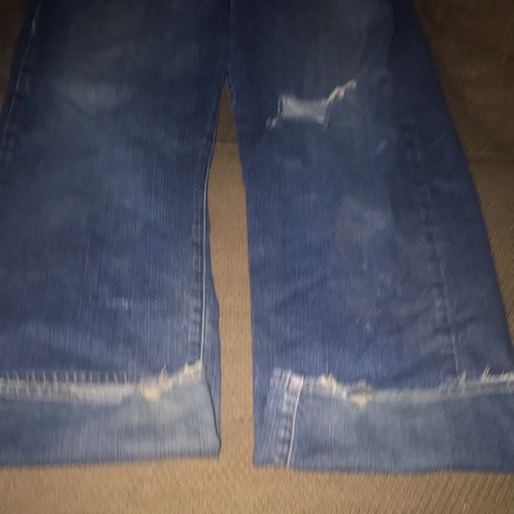 Lucky Brand distress jeans size 38 flap pocket - Picture 4 of 16